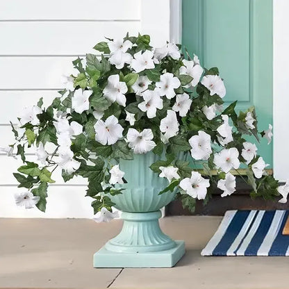 Pétunias artificiels, lot de 2 – Toujours magnifiquement fleuris