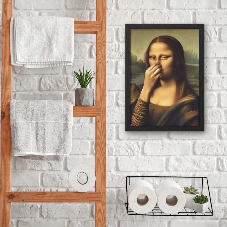 Mona Lisa Rigolote (Pincer le nez)