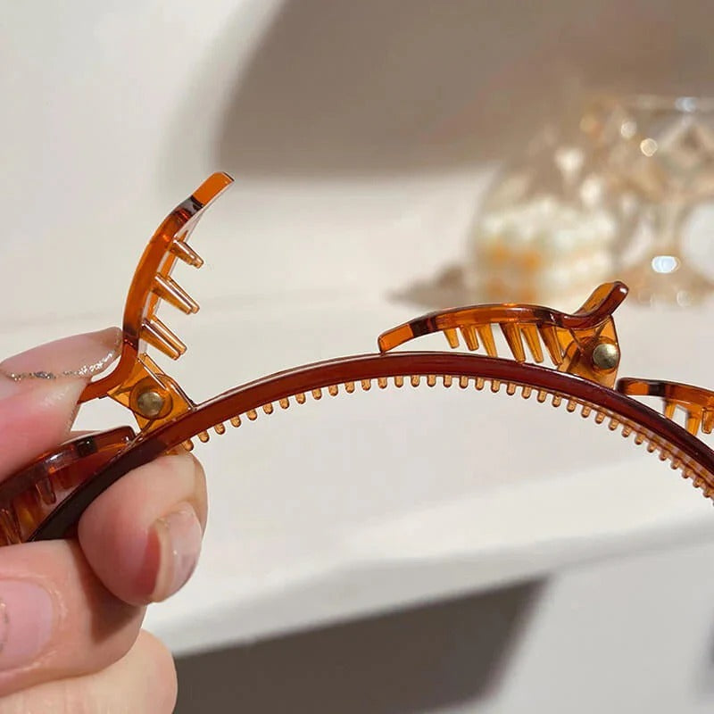 Bandeau Tressé avec Pince à Cheveux