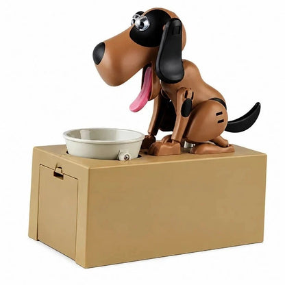 Tirelire chien robot électronique pour enfants