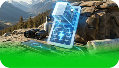 Chargeur solaire portable intelligent