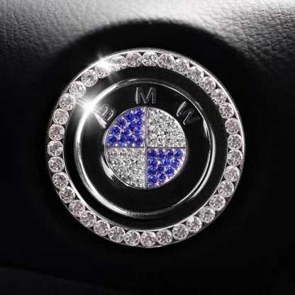Anneau en strass pour bouton de démarrage de voiture
