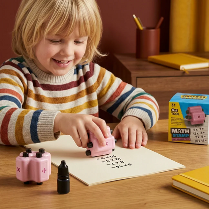 Tampon de calcul 4 en 1 pour enfants