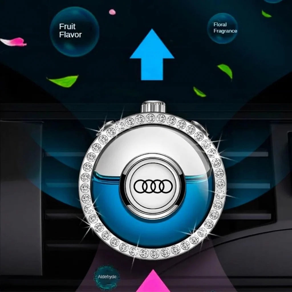 Désodorisant rechargeable pour voiture avec logo au choix