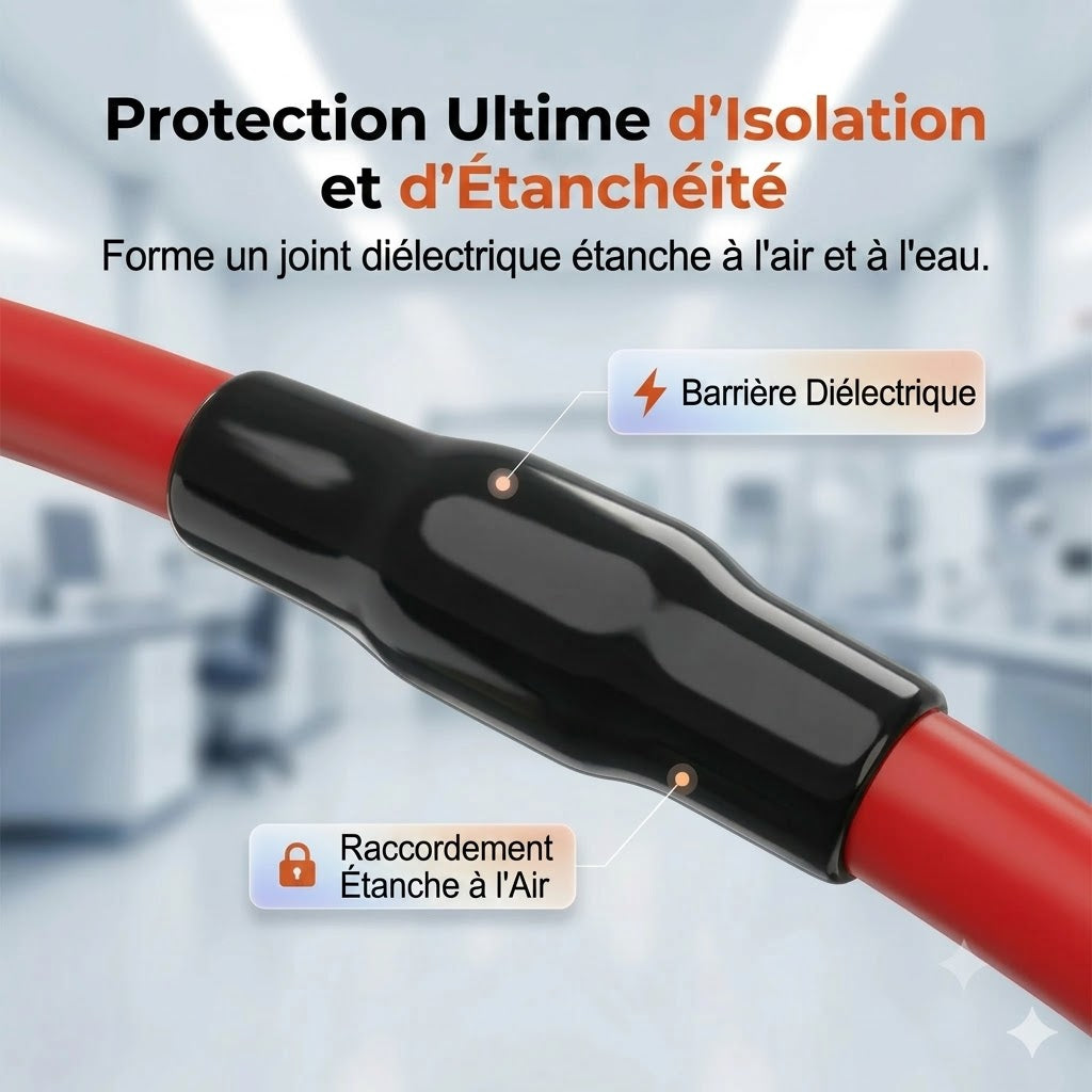 Ruban isolant électrique liquide et mastic d'étanchéité