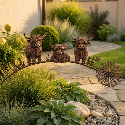 Décoration de jardin sur pique avec motif animalier