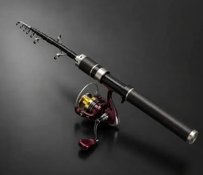 Carbon PocketRod canne à pêche télescopique en fibre de carbone 180 cm