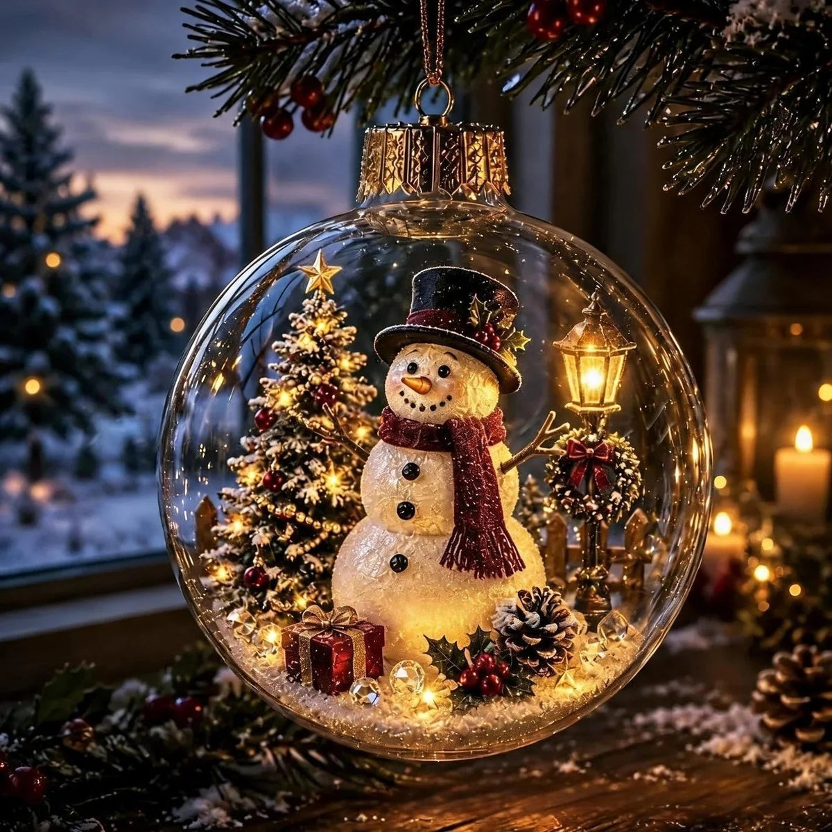 Décoration de Noël miniature lumineuse VinterMagi