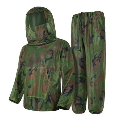 Combinaison anti-moustiques ultra-légère avec capuche