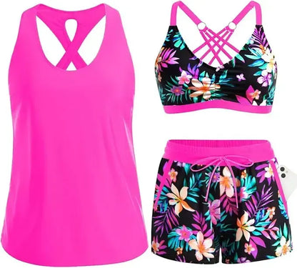 Ensemble Tankini Effet Ventre Plat