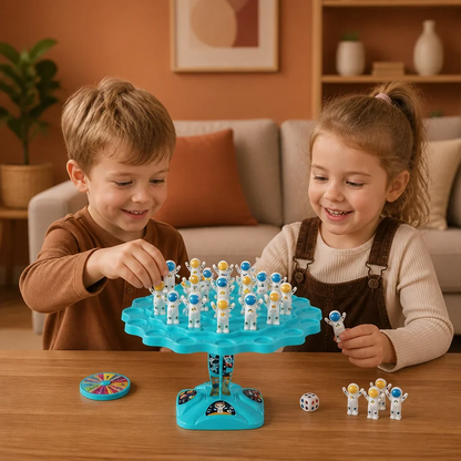 Jeu d’équilibre astronaute comme jouet STEM interactif