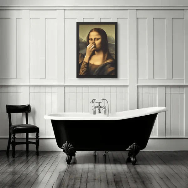 Mona Lisa Rigolote (Pincer le nez)