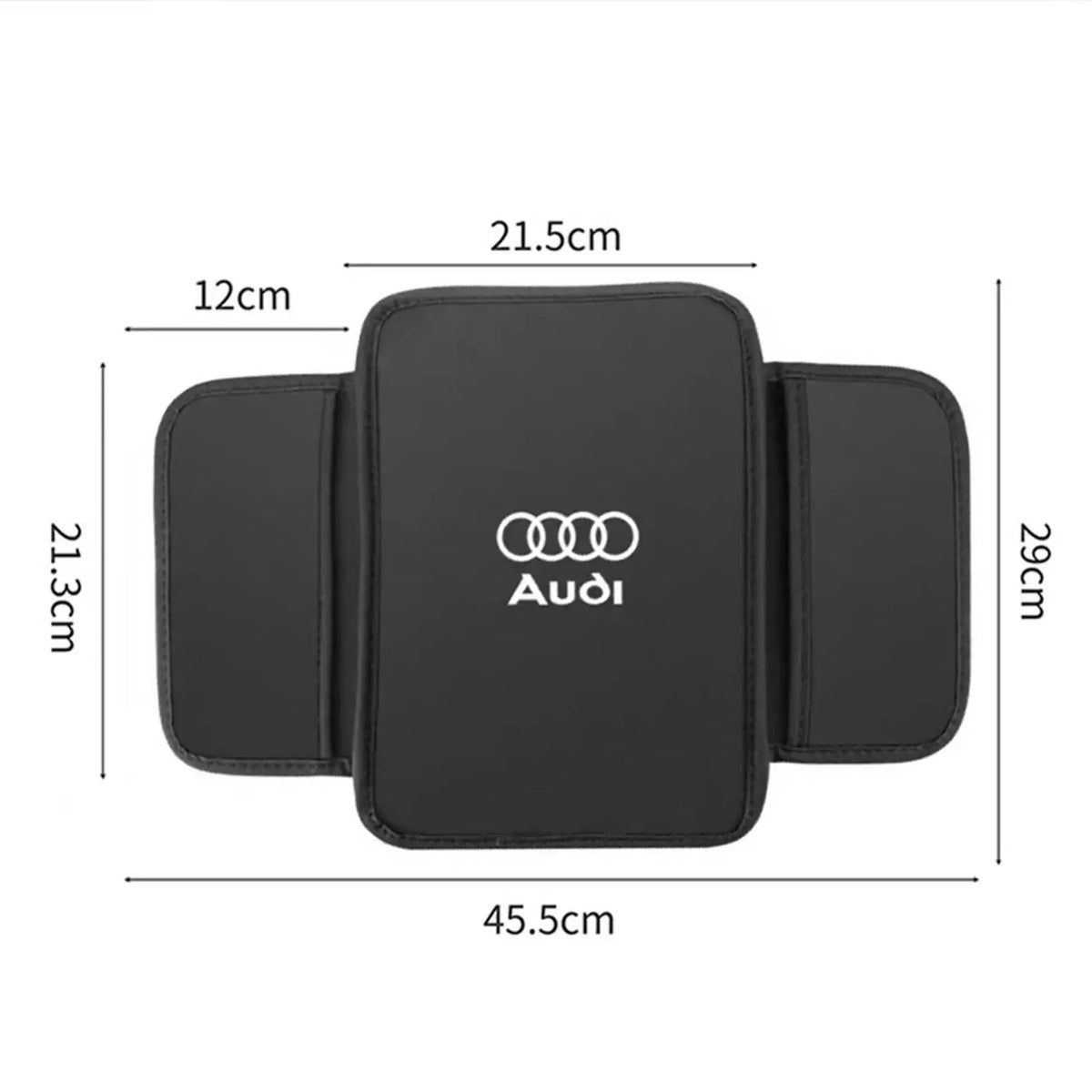 Housse d’accoudoir pour console centrale de voiture avec poches latérales