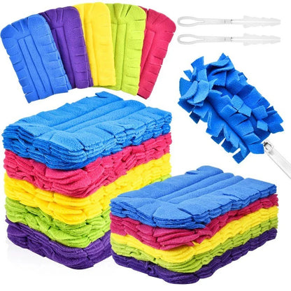 Lot de chiffons à poussière réutilisables en polaire