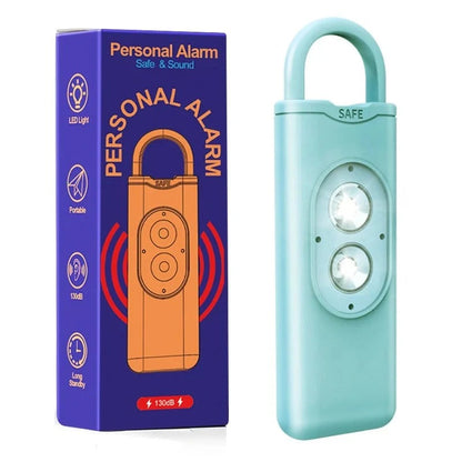Alarme personnelle rechargeable avec lampe de poche et sirène de 130 dB