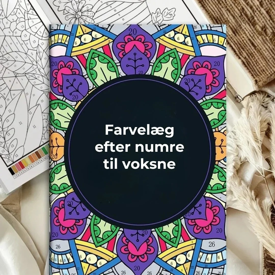 Livre de Coloriage par Numéros pour Adultes