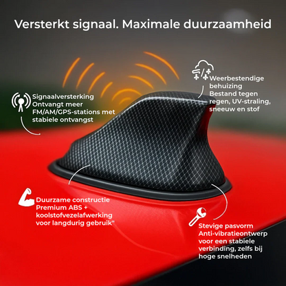 Amplificateur d'antenne de voiture Requin – réception radio supérieure