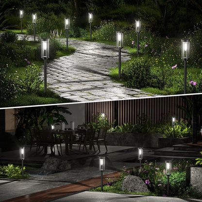Éclairage Solaire pour Jardin – Design Rétro, 12 à 14 Heures d'Éclairage & Étanchéité IP65