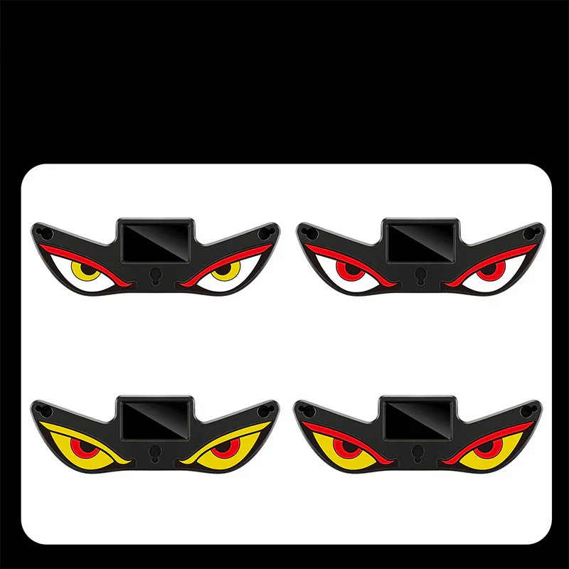 Fräcka solcellsdrivna LED demon eyes