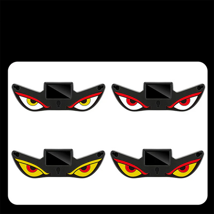 Fräcka solcellsdrivna LED demon eyes