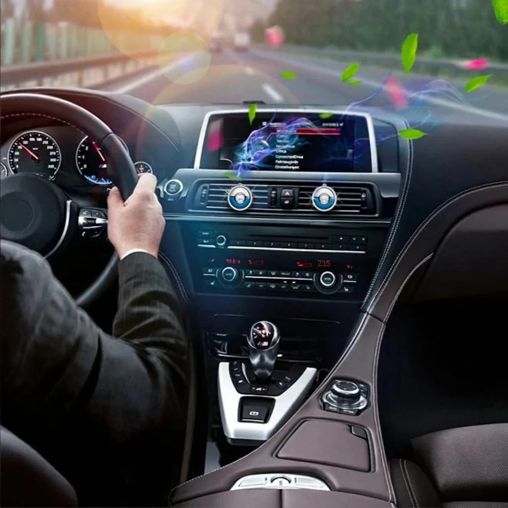 Désodorisant rechargeable pour voiture avec logo au choix