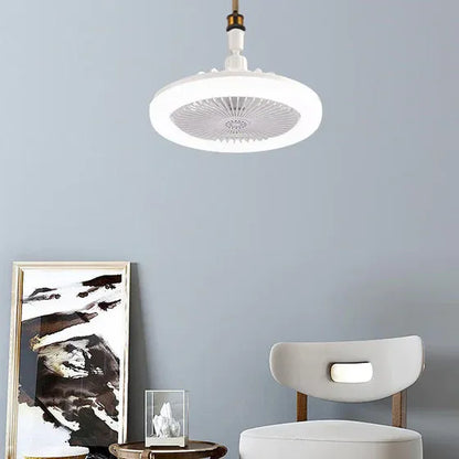 Ventilateur de plafond 2 en 1 avec lampe LED et télécommande