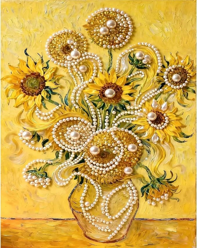 Kit de diamond painting avec plusieurs motifs
