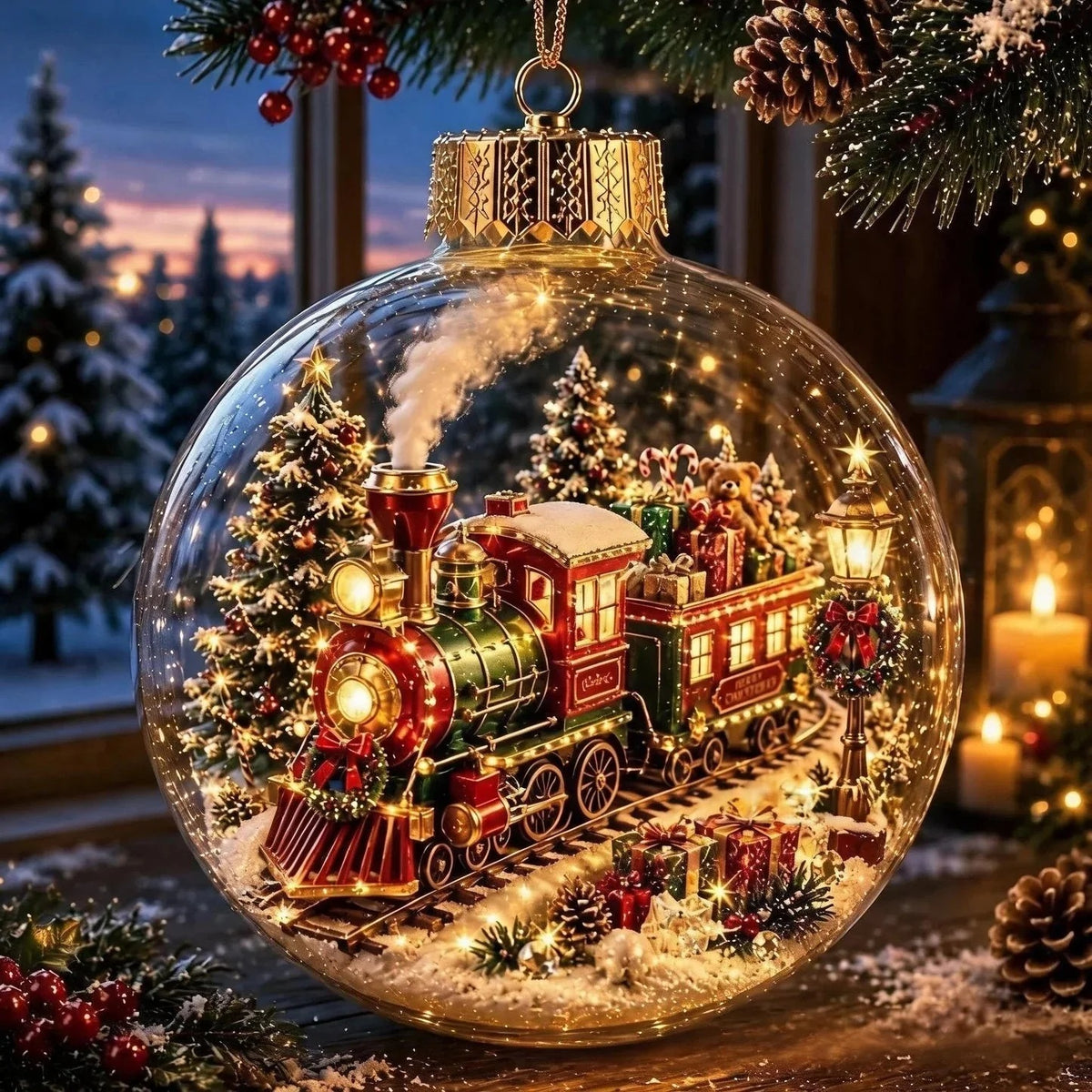 Décoration de Noël miniature lumineuse VinterMagi