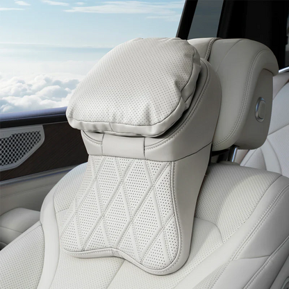 Appuie-tête de voiture en cuir PU de qualité aéronautique