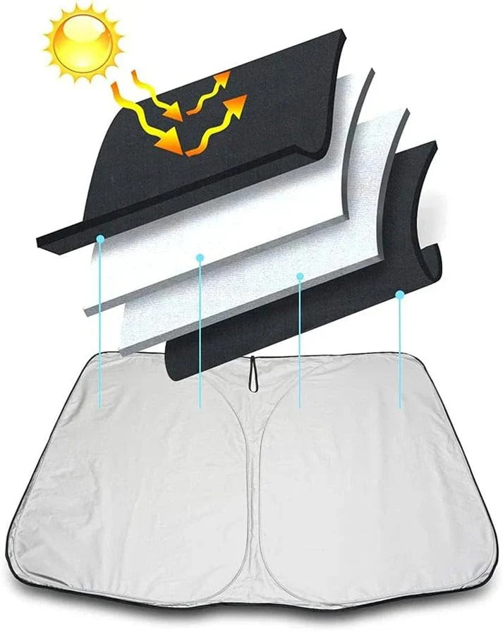 Pare-Soleil Voiture Logo Premium