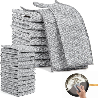 Lot de 10 chiffons abrasifs réutilisables