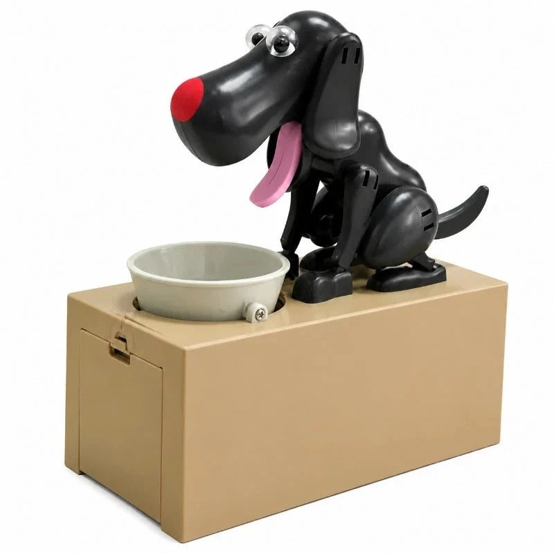 Tirelire chien robot électronique pour enfants