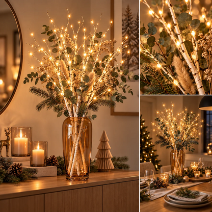 Branches décoratives LED LumiBranch à piles
