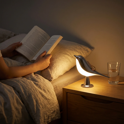 Lampe oiseau sans fil Cora avec variateur tactile