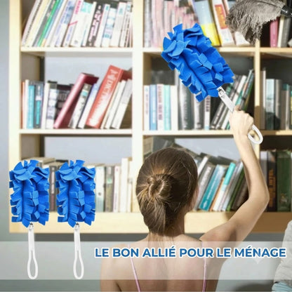 Lot de chiffons à poussière réutilisables en polaire