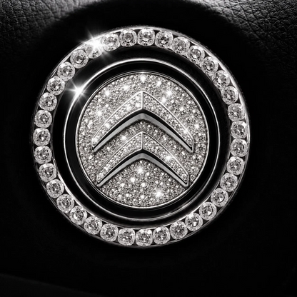 Anneau en strass pour bouton de démarrage de voiture