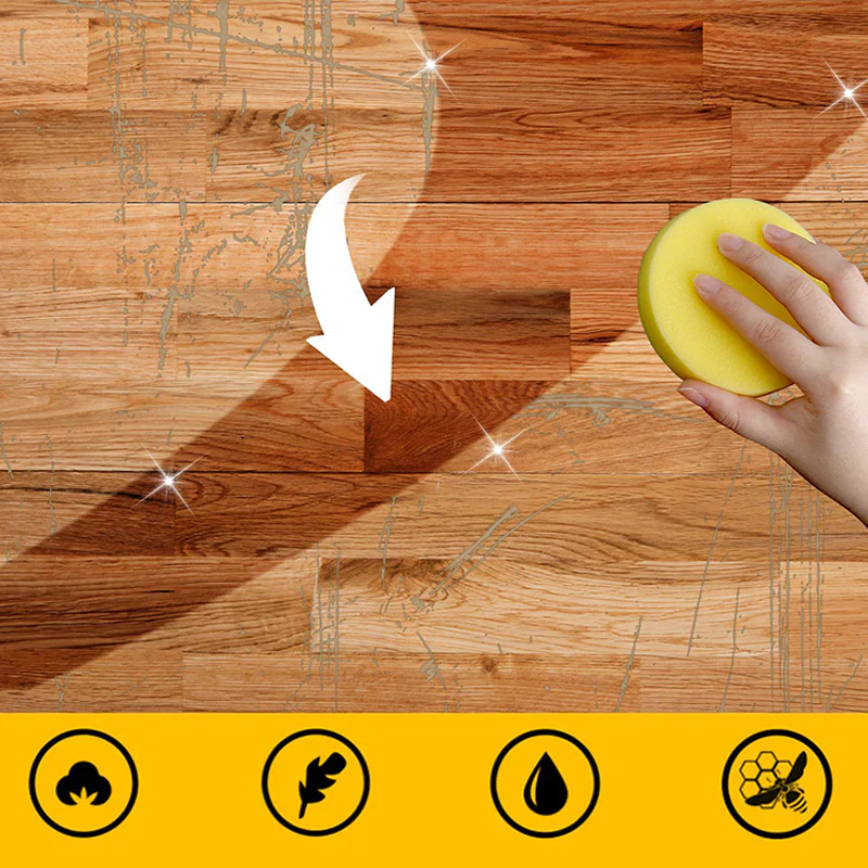 Nettoyant et poli tout-en-un pour surfaces en bois