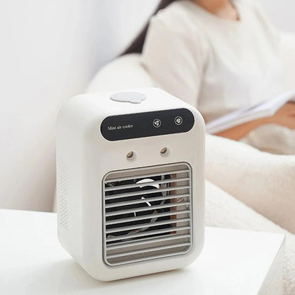 Rafraîchisseur d’Air Portable 3-en-1 avec Refroidissement Sans Fil et Air Frais