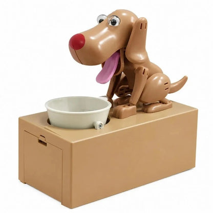 Tirelire chien robot électronique pour enfants