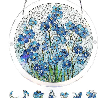 Puzzle Suspendu en Acrylique avec Attrape-Soleil de 83 Pièces