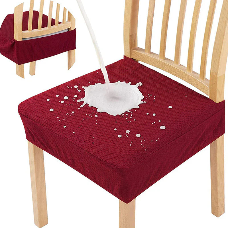 Housse de chaise imperméable en jacquard : élégante et antitache