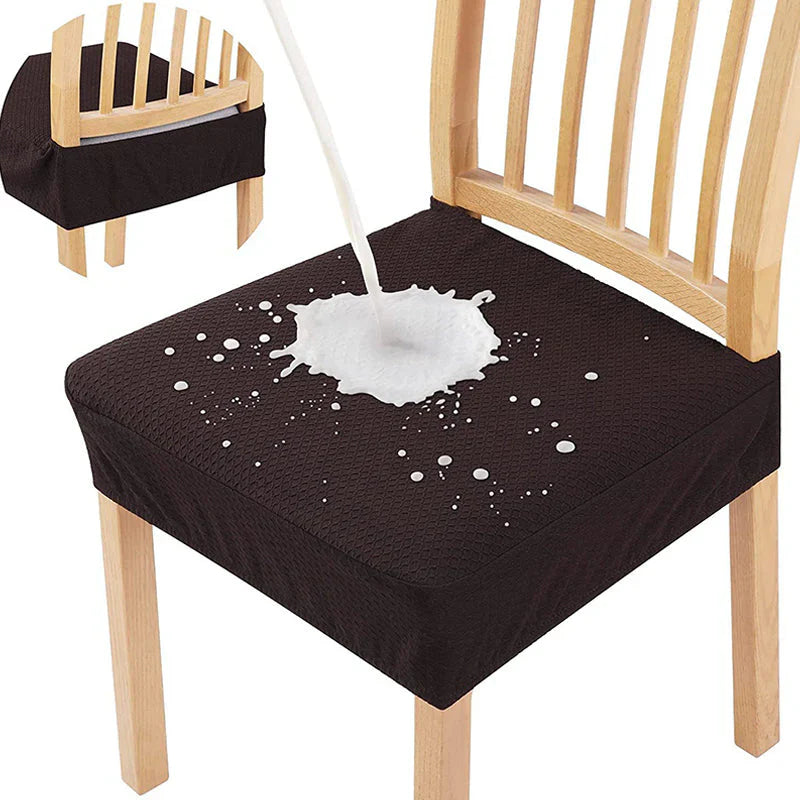 Housse de chaise imperméable en jacquard : élégante et antitache