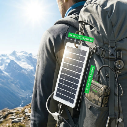 Chargeur solaire portable intelligent