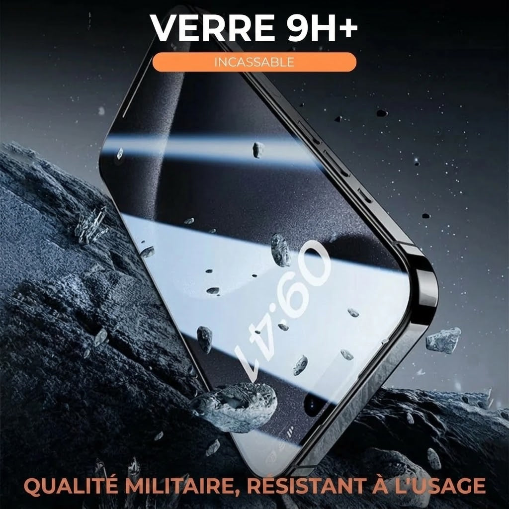 Lot de 2 protections d’écran anti-regards avec cadre d’installation