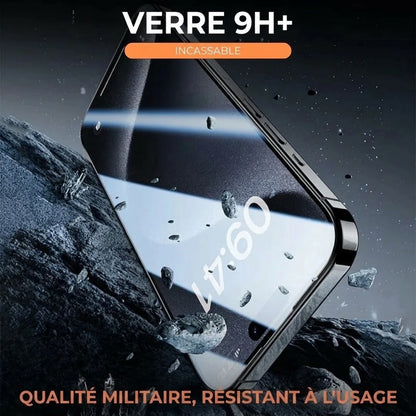 Lot de 2 protections d’écran anti-regards avec cadre d’installation