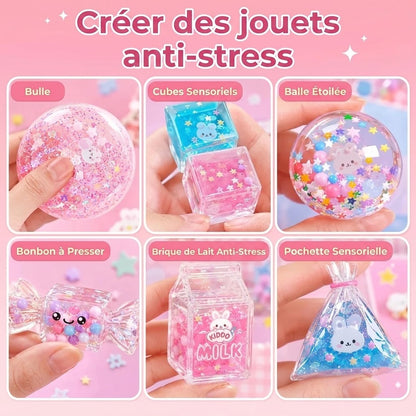 Kit créatif DIY Bubble Squishies 41 pièces