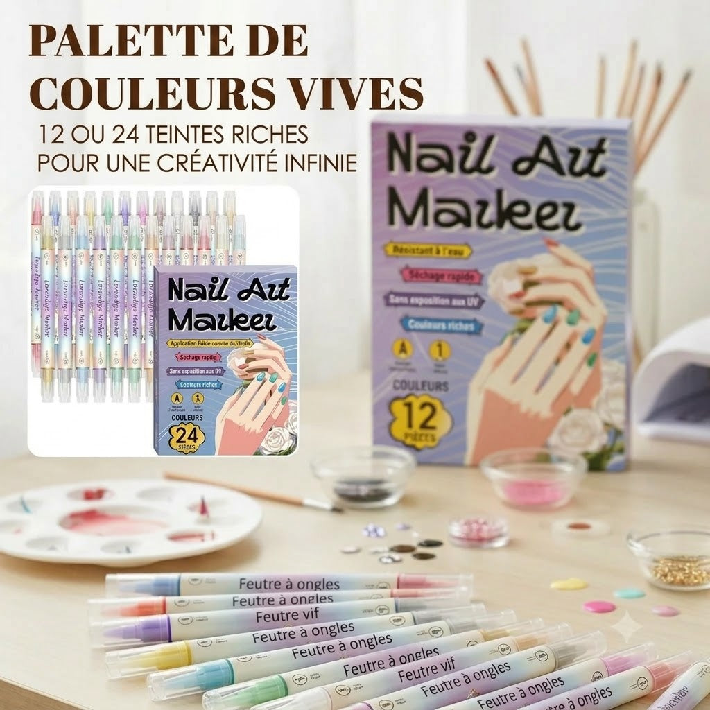 Ces stylos à double pointe transforment vos ongles en véritables œuvres d’art