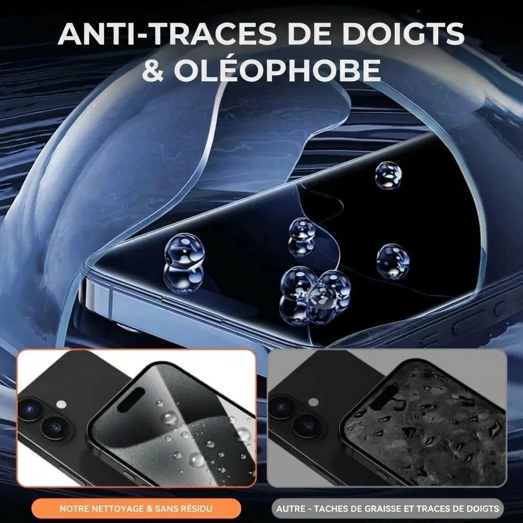 Lot de 2 protections d’écran anti-regards avec cadre d’installation